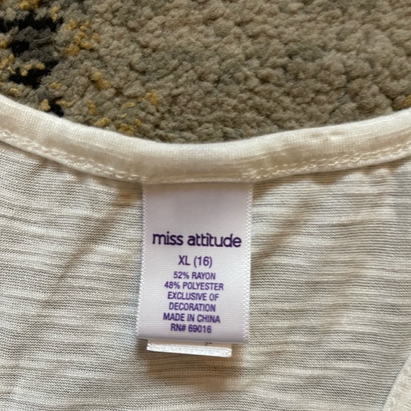 2 Little Miss Attitude tank tops - Picture 4 of 4